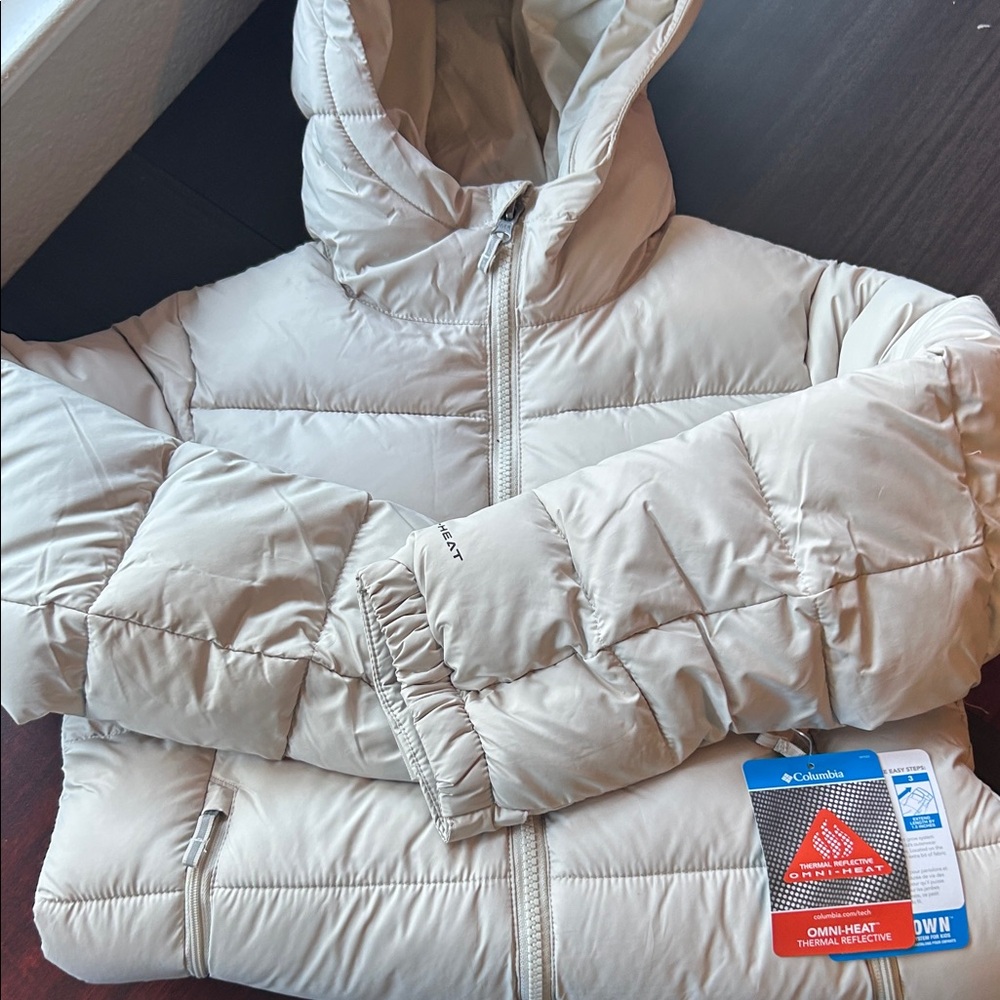 Columbia Kids' Off-White Puffer Jacket